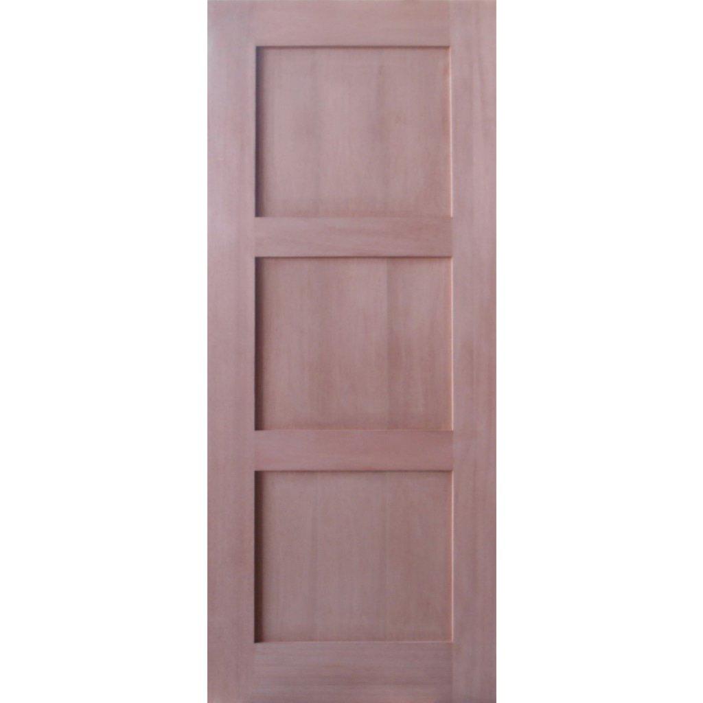 Solid Interior Flat 3 Panel Door