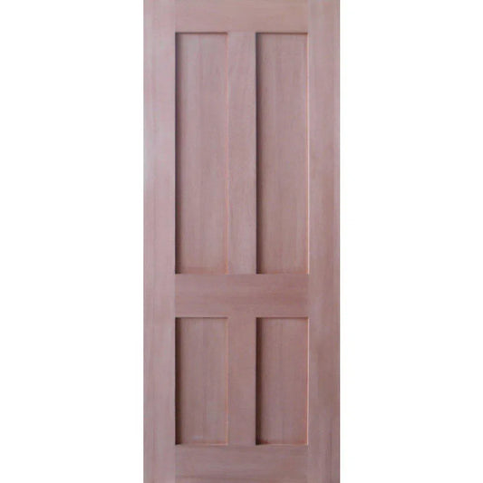 Solid Interior Flat 4 Panel Vertical Door