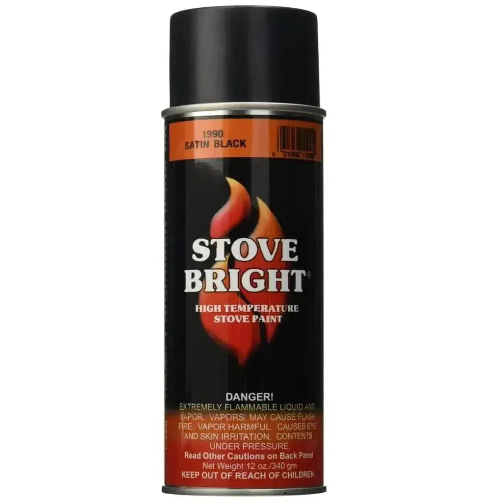 Stove Bright High Temp Coating Aerosol 12oz (355ml) Satin Black