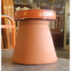 Terracotta Clay Pot with Powder Coated Gas Cowl