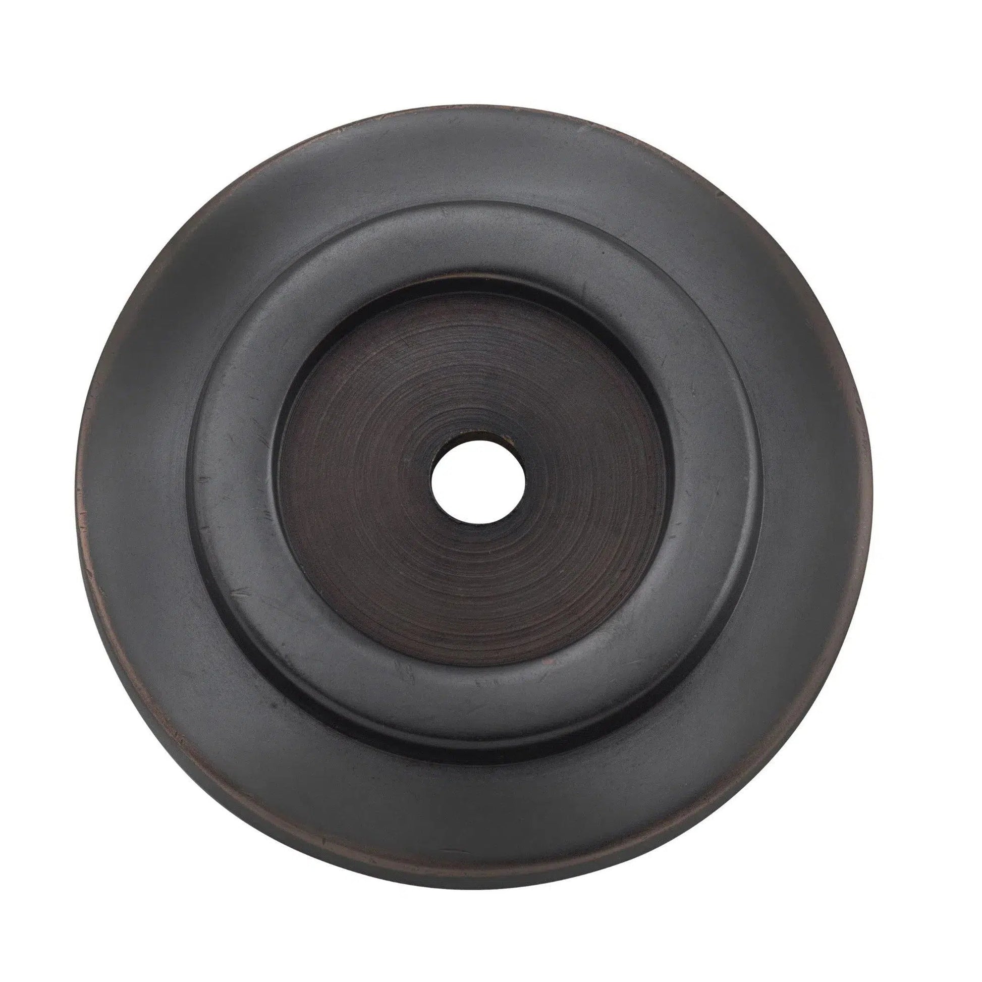Tradco Backplate For Domed Cupboard Knob Antique Copper D32mm