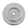Tradco Backplate For Domed Cupboard Knob Chrome Plated D25mm