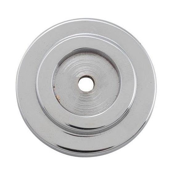 Tradco Backplate For Domed Cupboard Knob Chrome Plated D32mm