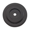 Tradco Backplate For Domed Cupboard Knob Iron Matt Black D25mm