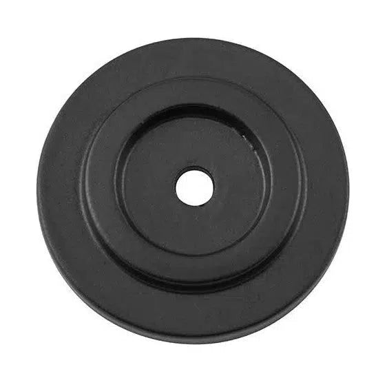 Tradco Backplate For Domed Cupboard Knob Matt Black D32mm