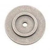 Tradco Backplate For Domed Cupboard Knob Rumbled Nickel D25mm