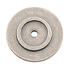 Tradco Backplate For Domed Cupboard Knob Rumbled Nickel D38mm