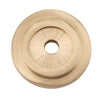 Tradco Backplate For Domed Cupboard Knob Satin Brass D25mm