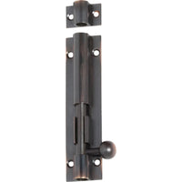 Tradco Barrel Bolt Antique Copper L100mm