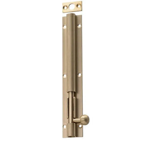 Tradco Barrel Bolt Satin Brass L75mm
