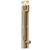 Tradco Barrel Bolt Offset Satin Brass L150mm