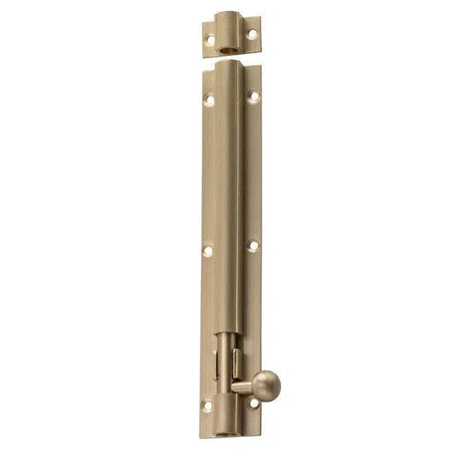 Tradco Barrel Bolt Satin Brass L150mm