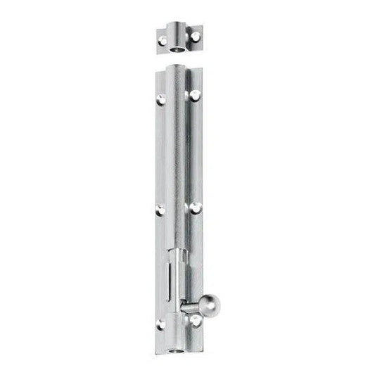 Tradco Barrel Bolt Satin Chrome L150mm