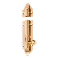 Tradco Barrel Bolt Victorian Polished Brass L100mm