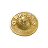 Tradco Bell Press Federation Round Polished Brass D63mm