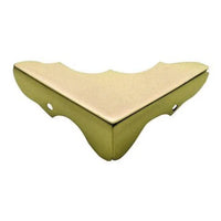 Tradco Box Corner Sheet Brass Small Polished Brass H12xW32mm