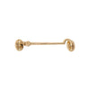 Tradco Cabin Hook Large Polished Brass L150mm