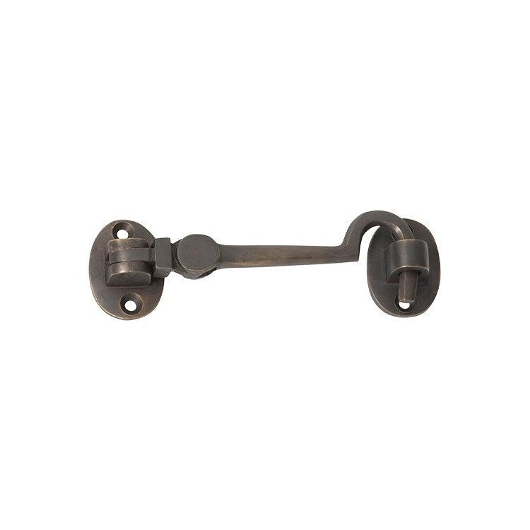 Tradco Cabin Hook Small Antique Brass L100mm