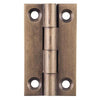 Tradco Cabinet Hinge Fixed Pin Antique Brass H38xW22mm
