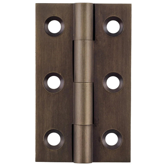 Tradco Cabinet Hinge Fixed Pin Antique Brass H50xW28mm