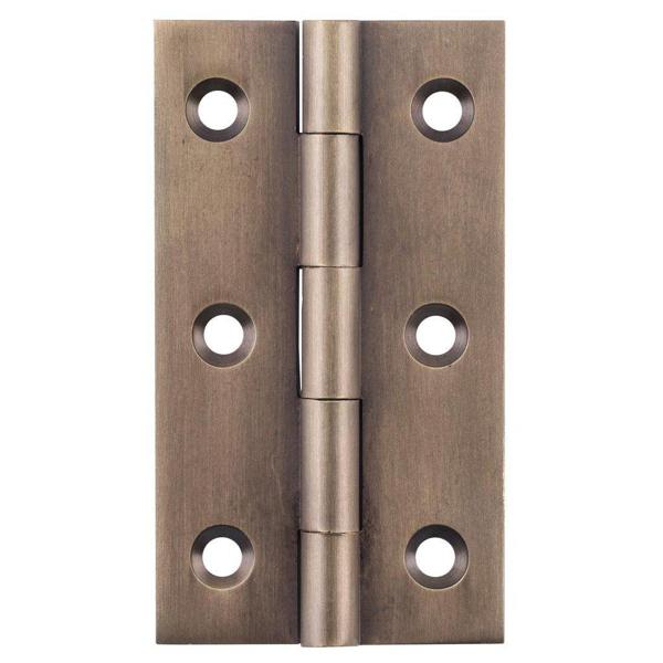 Tradco Cabinet Hinge Fixed Pin Antique Brass H63xW35mm