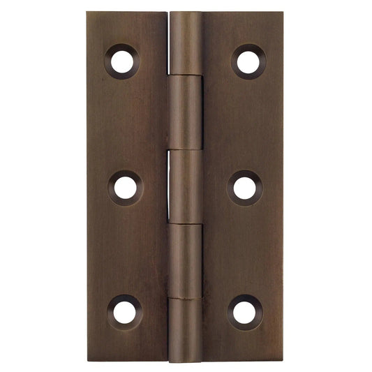 Tradco Cabinet Hinge Fixed Pin Antique Brass H63xW35mm