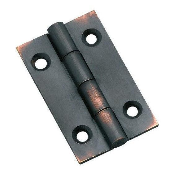Tradco Cabinet Hinge Fixed Pin Antique Copper H38xW22mm
