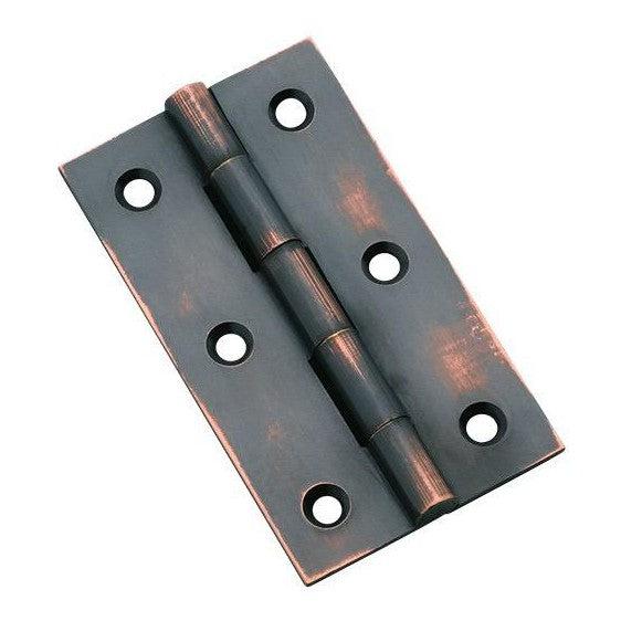 Tradco Cabinet Hinge Fixed Pin Antique Copper H63xW35mm