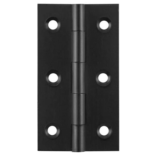 Tradco Cabinet Hinge Fixed Pin Matt Black H63xW35mm