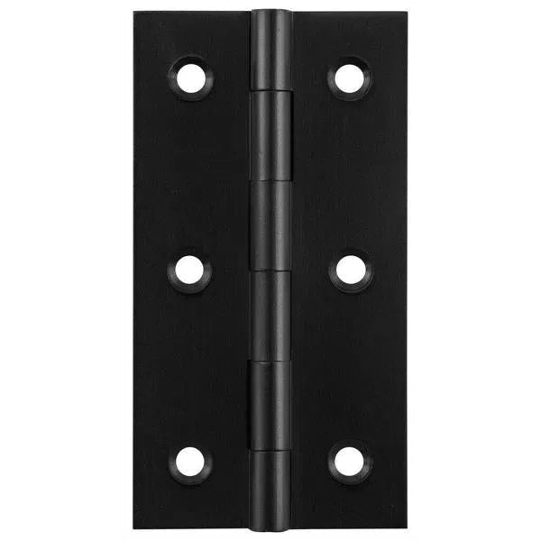 Tradco Cabinet Hinge Fixed Pin Matt Black H76xW41mm