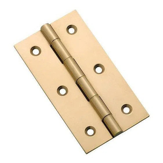 Tradco Cabinet Hinge Fixed Pin Polished Brass H76xW41mm