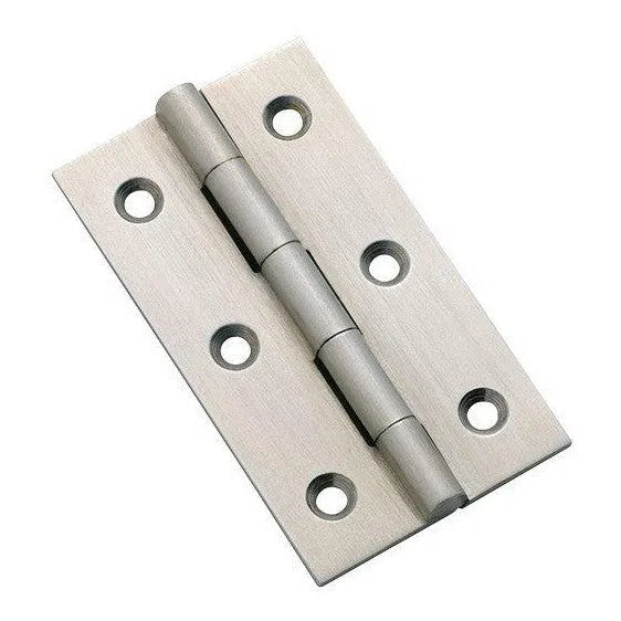 Tradco Cabinet Hinge Fixed Pin Satin Chrome H63xW35mm