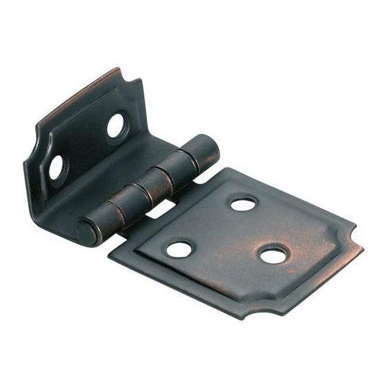 Tradco Cabinet Hinge Sheet Brass Square Offset Antique Copper H30xW50mm