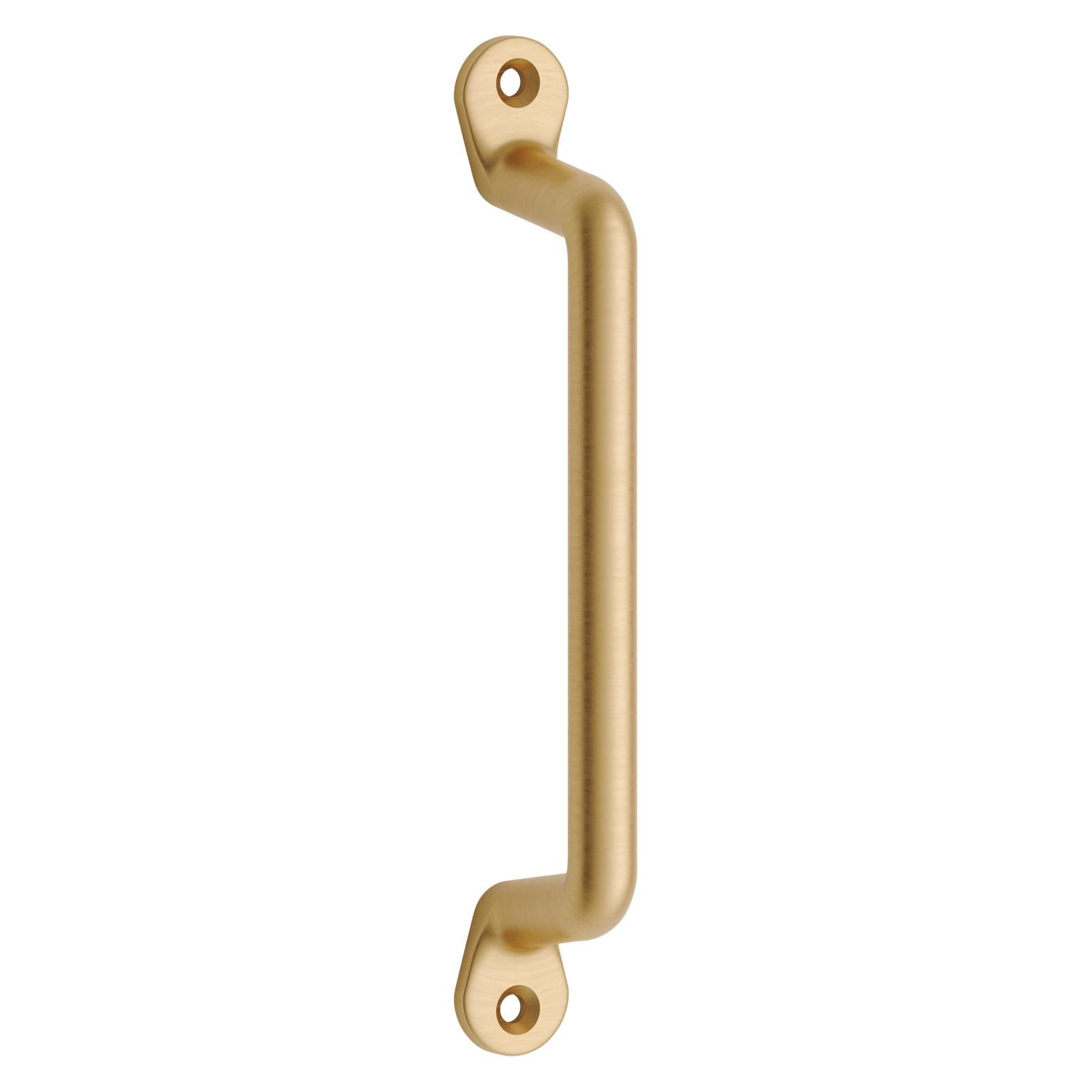 Tradco Cabinet Pull Farmhouse Unlacquered Satin Brass CTC128mm