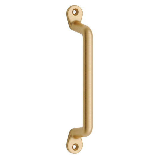 Tradco Cabinet Pull Farmhouse Unlacquered Satin Brass CTC128mm