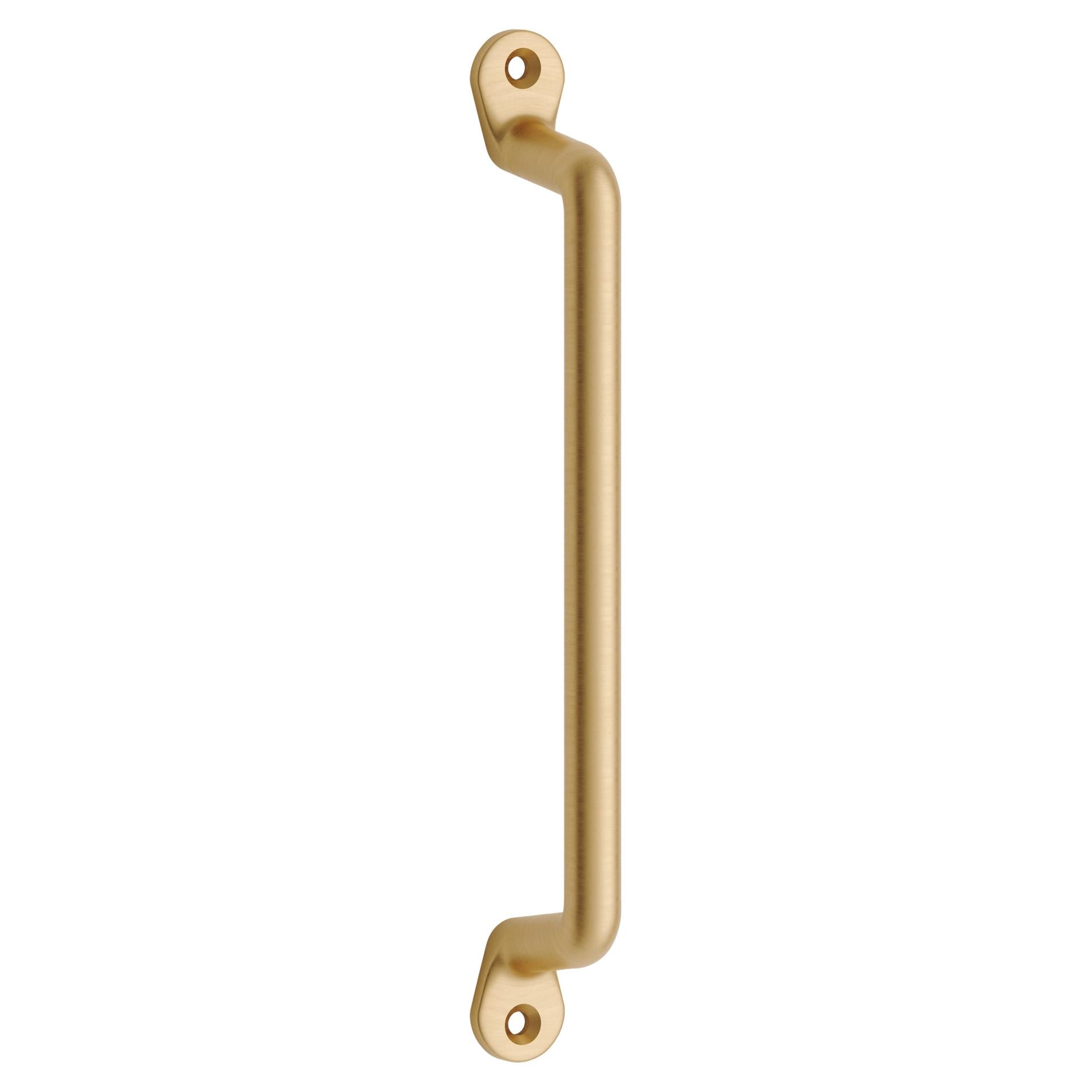 Tradco Cabinet Pull Farmhouse Unlacquered Satin Brass CTC160mm