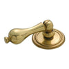 Tradco Cabinet Pull Handle Classic Teardrop Polished Brass BP32mm Drop 50mm