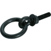 Tradco Cabinet Pull Handle Iron Bolt Ring Pull Matt Black D45mm