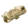 Tradco Cabinet Pull Handle Sheet Brass Nouveau Polished Brass H35xW66mm