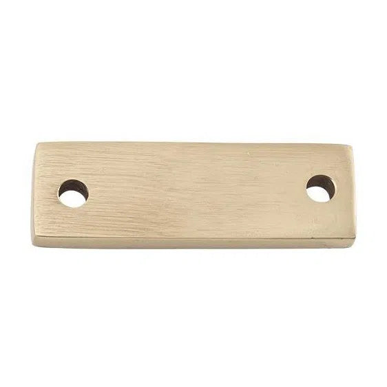 Tradco Casement Fastener Adaptor Plate Square Polished Brass