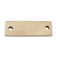 Tradco Casement Fastener Adaptor Plate Square Polished Brass