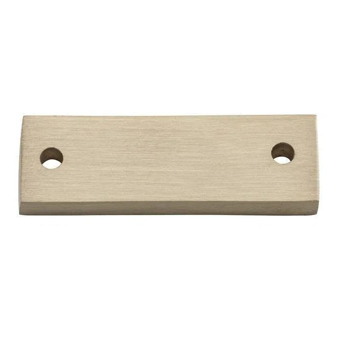Tradco Casement Fastener Adaptor Plate Square Satin Brass