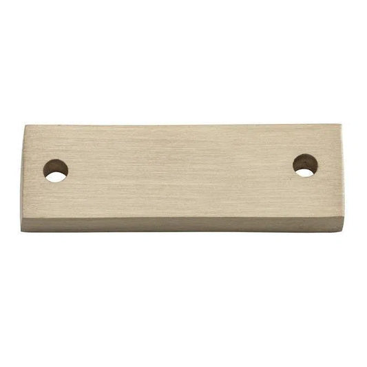 Tradco Casement Fastener Adaptor Plate Square Satin Brass