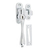 Tradco Casement Fastener Locking Teardrop Left Hand Chrome Plated