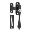 Tradco Casement Fastener Locking Teardrop Right Hand Matt Black