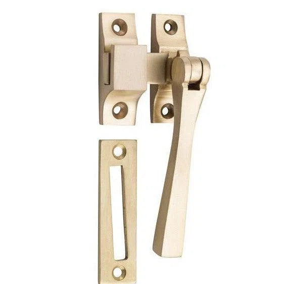 Tradco Casement Fastener Square Satin Brass