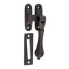 Tradco Casement Fastener Teardrop Matt Black