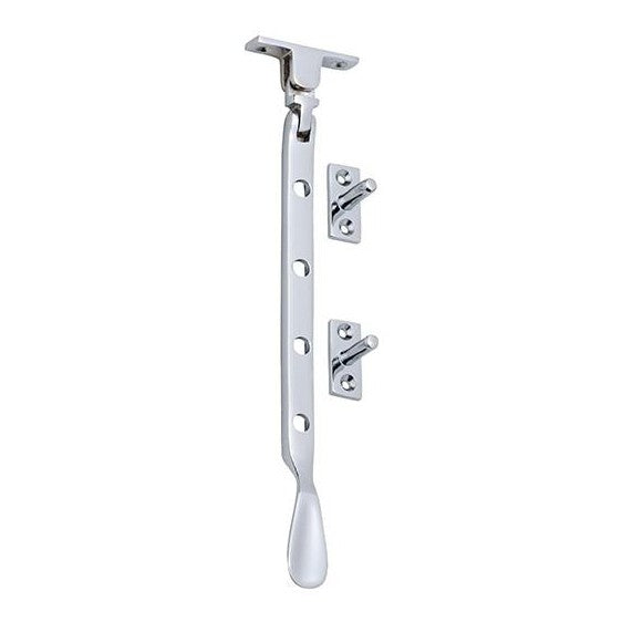 Tradco Casement Stay Base Fix Chrome Plated L200mm