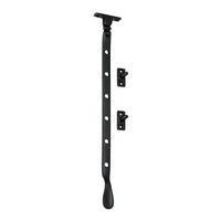 Tradco Casement Stay Base Fix Matt Black L300mm