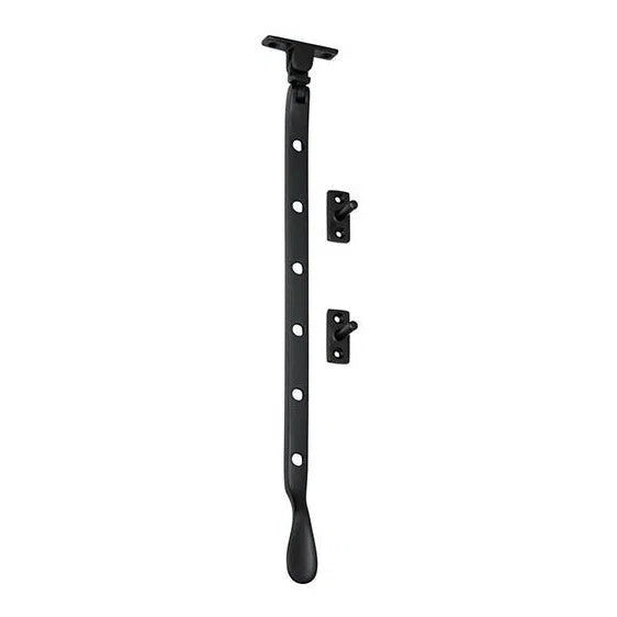 Tradco Casement Stay Base Fix Matt Black L300mm